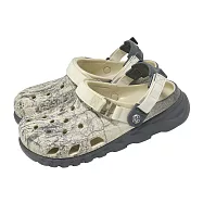 Crocs 洞洞鞋 Duet Max II Forest Crackle 蝸輪暴石 骨白 2142512Y3 29cm BONE/MULTI