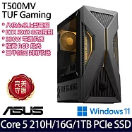 ASUS 華碩 H-T500MV-05210H269W6 電競桌上型電腦 (Core 5 210H/16G/1TB/RTX5060/W11/3年保)