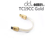 ddHiFi TC19CC Gold 旗艦級Type-C單向OTG數據傳輸線(升級版)-10cm