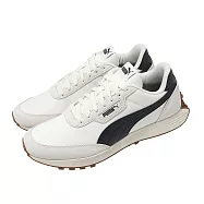 Puma 休閒鞋 Runtamed Lugged Classic 男女鞋 米白 復古 膠底 401605-03 27cm IVORY/BLACK