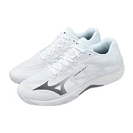 Mizuno 美津濃 排球鞋 Lightning Select 男女鞋 白 支撐 包覆 運動鞋 V1GA2670-83 30cm WHITE/BLACK