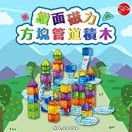 【瑪琍歐玩具】91PCS鑽面磁力方塊管道積木/9985B