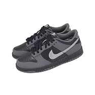 Nike 休閒鞋 Dunk Low GS 大童 女鞋 黑 復古 經典 IM6028-010 23.5cm BLACK/REFLECT SILVER