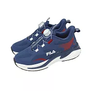 Fila 慢跑鞋 J805A 中大童鞋 小朋友 藍 旋鈕 運動鞋 3J805A332 23cm BLUE/RED