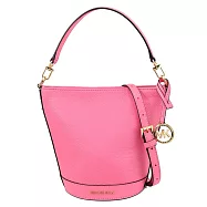 MICHAEL KORS TOWNSEND 簡約LOGO兩用水桶包.玫瑰粉