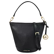 MICHAEL KORS TOWNSEND 簡約LOGO兩用水桶包.黑