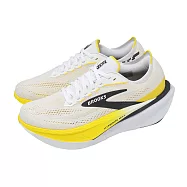Brooks 競速跑鞋 Hyperion Max 4 男鞋 白 氮氣中底 回彈 運動鞋 1104981D197 28.5cm WHITE/BLACK