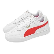 Puma 休閒鞋 Caven 男鞋 女鞋 白 復古 皮革 運動鞋 380810-25 23.5cm WHITE/RED