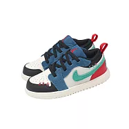 Nike 休閒鞋 Jordan 1 Low ALT SE TD 小童 學步鞋 藍 魔鬼氈 IO2064-401 14cm BLUE/BLACK