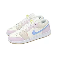 Nike 休閒鞋 Air Jordan 1 Low BG CN CN 大童 女鞋 米 IW2019-141 25cm IVORY/PURPLE