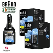 【德國百靈BRAUN】匣式清新檸檬清潔液CCR2 (二盒4入)