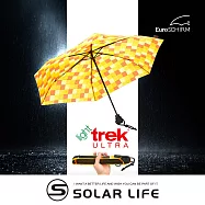 德國EuroSCHIRM 超輕量折疊傘.登山雨傘 戶外健行傘 抗強風雨傘 手動折傘 輕量颶風傘 方格亮黃