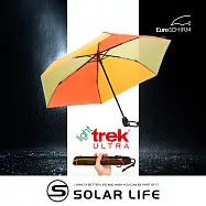 德國EuroSCHIRM 超輕量折疊傘.登山雨傘 戶外健行傘 抗強風雨傘 手動折傘 輕量颶風傘 橘黃
