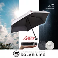 德國EuroSCHIRM 輕巧迷你晴雨傘 (黑/反光、銀).登山雨傘 戶外遮陽傘 抗強風雨傘 手動折傘 迷你口袋傘 銀