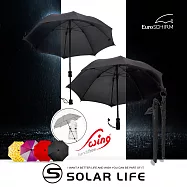 德國EuroSCHIRM 免持健行傘 大.登山雨傘 戶外健行傘 抗強風雨傘 免持雨傘 背包雨傘 黑