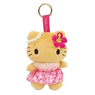 Hello Kitty 包包背包吊飾 | 熱帶 珍珠 洋裝 日曬系列 日本境內 粉紅洋裝