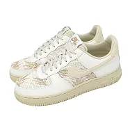 Nike 休閒鞋 W Air Force 1 07 REC 女鞋 米白 編織 AF1 IW2347-002 24.5cm IVORY/BEIGE
