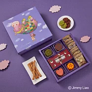 【喜憨兒x幾米】剛好有你.中秋月餅禮盒(B1)|丹麥棒 手工餅乾