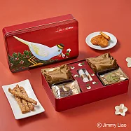 【喜憨兒x幾米】剛好幸福.中秋餅乾鐵盒(E2)|丹麥棒 布列塔尼 餅乾