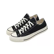 Converse 休閒鞋 Chuck 70 寬楦 男鞋 女鞋 黑 復古 低筒 奶油底 帆布鞋 1970 A10358C 23cm BLACK/IVORY