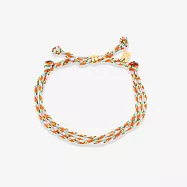 Pura Vida 美國手工 FRIENDSHIP CORD 摯友羈絆綠橘編織衝浪手繩
