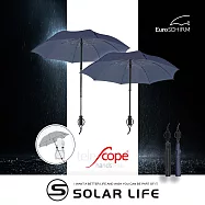 德國EuroSCHIRM 免持健行傘 小.登山雨傘 戶外健行傘 抗強風雨傘 免持雨傘 背包雨傘 深藍