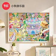 TOi圖益 線條小狗 小狗遊樂園 1000片 拼圖 卡通動漫周邊 居家裝飾 牆面藝術 創意 禮物 療癒 挑戰 空間美學
