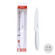 日本CB Japan 一體成型不鏽鋼小刀 防汙防沾黏 日本菜刀 刀具 不沾刀 水果刀 削皮刀 1入 白色