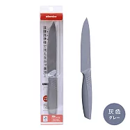 日本CB Japan 一體成型不鏽鋼小刀 防汙防沾黏 日本菜刀 刀具 不沾刀 水果刀 削皮刀 1入 灰色
