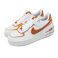 Nike 休閒鞋 Wmns AF1 Shadow 女鞋 白 拼接 AF1 CI0919-124 25cm WHITE/DARK RUSSET