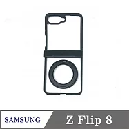 磁吸殼 適用於 SAMSUNG Galaxy Z Flip 8 軍盾黑框 極薄背板殼 空壓殼 防摔殼 硬殼 手機殼 黑框