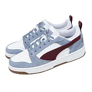 Puma 休閒鞋 Rebound V6 Low SD 男鞋 女鞋 藍 復古 皮革 膠底 402262-06 25cm COOL BLUE-RUBY-WHITE