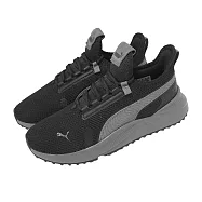 Puma 休閒鞋 Pacer Street Knit 寬楦 男鞋 黑 緩衝 398768-02 27cm BLACK/GREY
