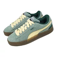 Puma 休閒鞋 Suede XL SK8TE Wrld 男鞋 綠 麂皮 膠底 401352-02 28cm GREEN/YELLOW