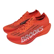 Brooks 競速跑鞋 Hyperion Elite 6 男鞋 紅 碳板 回彈 慢跑鞋 1000541D699 30cm TIGERLILY/RED/WHITE