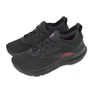 Brooks 慢跑鞋 Glycerin GTS 23 2E 寬楦 男鞋 黑 甘油系列 氮氣 1105032E088 28.5cm BLACK/DIVAPINK