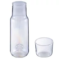 [星巴克]虹彩玻璃瓶附杯