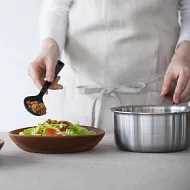 [MUJI無印良品]不鏽鋼鋁全面三層單手鍋/16cm/約1.5L