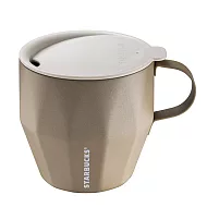 [星巴克]不鏽鋼把手杯 奶茶色