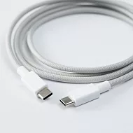 【MUJI 無印良品】編織電源傳輸線(USB-C to USB-C)