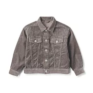 【MUJI 無印良品】兒童吉貝木棉混燈芯絨外套 110 摩卡棕