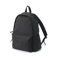 【MUJI 無印良品】可減輕肩膀負擔撥水加工後背包 黑色