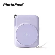 【Photofast】AllDay充 Qi2多功能行動電源(豆腐頭 x 快充線 x 行動電源，最小的萬用充) 紫色