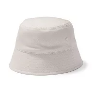 【MUJI 無印良品】棉斜紋織平頂有簷帽56.5-59cm 象牙白