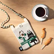 [星巴克]奶油太妃棒棒糖收納包