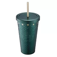 [星巴克]星光鱗片不鏽鋼TOGO冷水杯