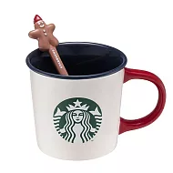 [星巴克]薑餅人造型杯匙組