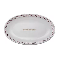 [星巴克]緞帶紋飾橢圓盤