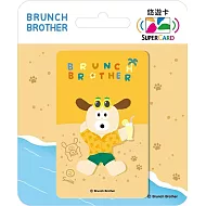 早午餐兄弟系列SuperCard悠遊卡 度假Puppy【受託代銷】
