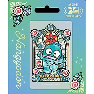 三麗鷗彩繪玻璃SUPERCARD悠遊卡 人魚漢頓(透明卡)【受託代銷】